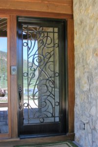 Bronze Entry Door, Shope Reno Wharton Architects, Aspen CO