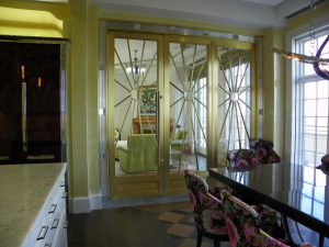 Custom Bronze Doors with Custom Balanced Hinge, Residence, Tulsa, OK