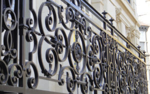 Traditional Scrollwork in Custom Cast ALuminum Railings