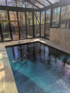 Custom Glass and Aluminum Pool House